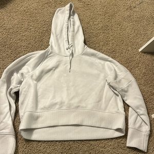 White cropped Sweatshirt